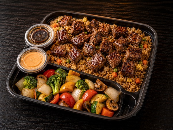 Teriyaki steak plate
