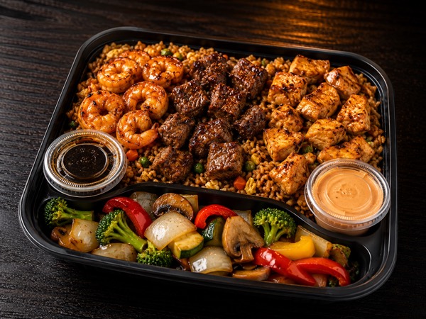 Teriyaki Trio plate