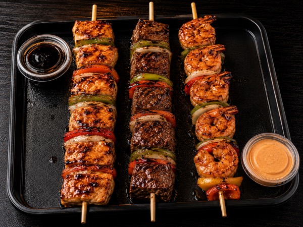Trio skewers